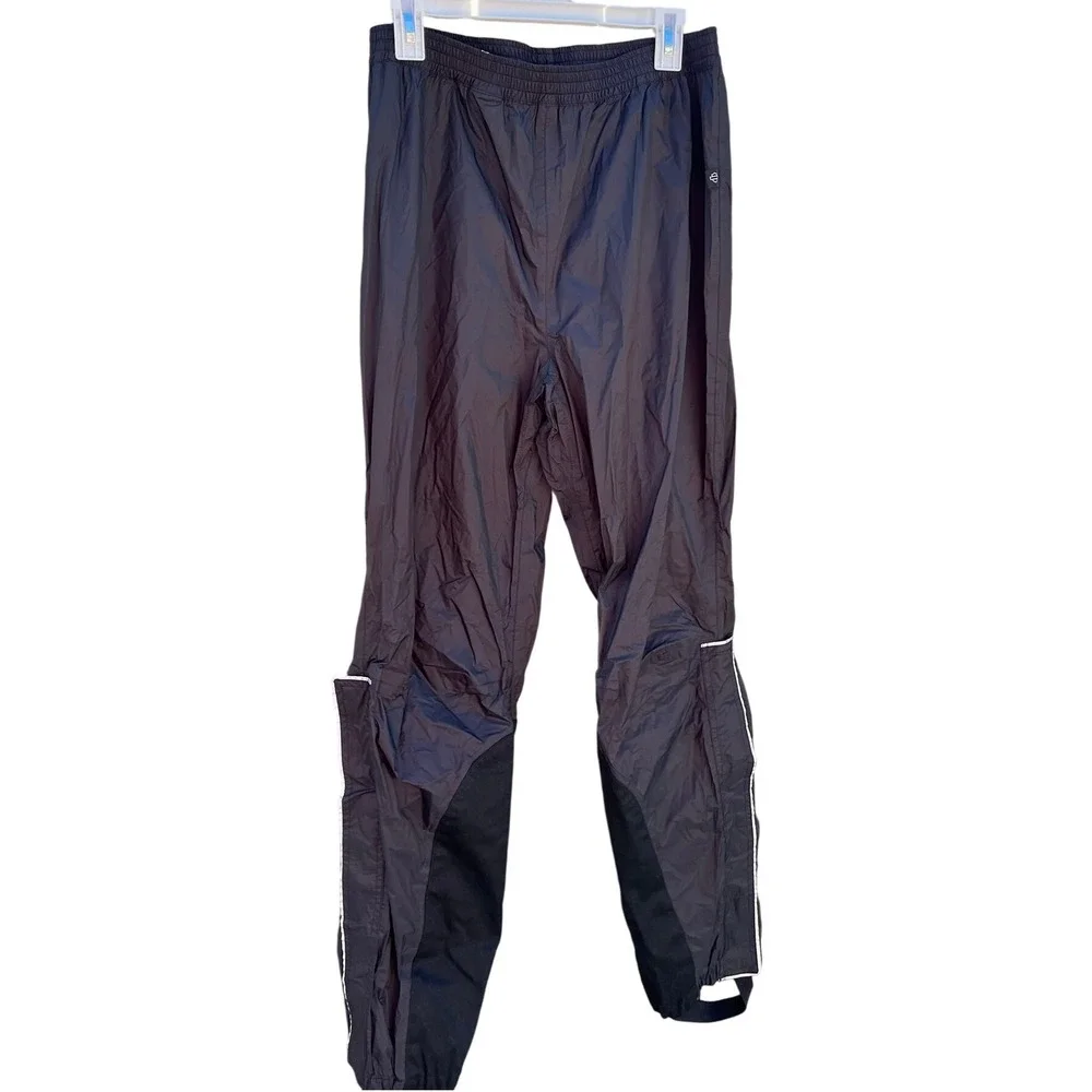 Harley Davidson Men's Medium Black Waterproof‎ Nylon Motorcycle Riding Pants